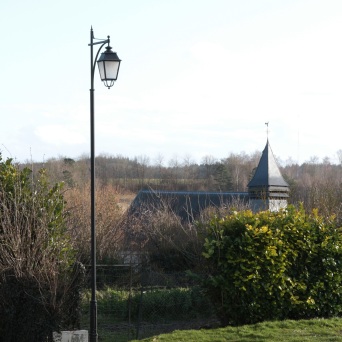 vue depuis le village Lamas du Parc, Château de Courcelles-sous-Moyencourt